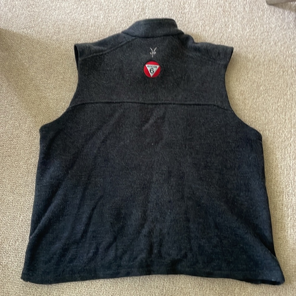 Men’s Ibex Wool Vest - Charcoal XXL - well worn - Picture 5 of 7